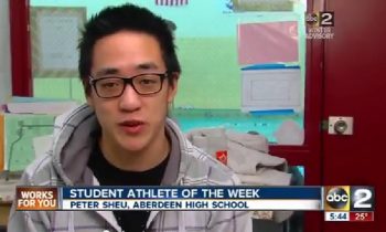 Aberdeen High School’s, Peter Sheu, is ABC2 Student Athlete of the Week