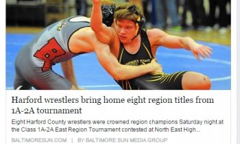 Eight Harford County wrestlers were crowned region champions – Baltimore Sun