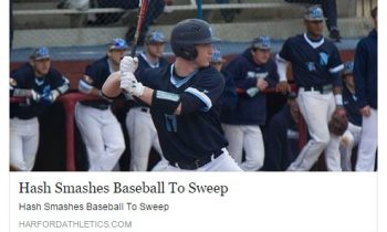 Hash Smashes Baseball To Sweep – Harford Community College Athletics