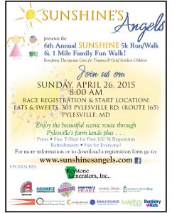 Sunshine’s Angels Annual 5K Race & 1 Mile Walk 