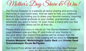 Great Mother’s Day Story Idea: Local Business to Award Prize for Best “Mom” Stories