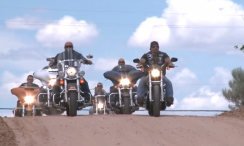 Bikers Come To The Aid Of A Young Girl Being Bullied