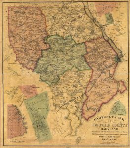 Martenet's Map of Harford County