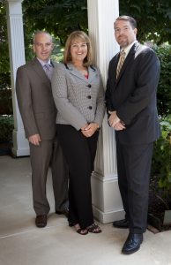 The partners at Shaffer, McLauchlin & Stover (l. to r.): Bradley R. Stover, Gina D. Shaffer and Eric E. McLauchlin.