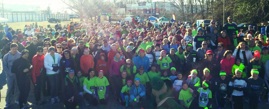 Runners at the start of the 2015 Annual Friends R Family Danyelle Filiaggi Memorial 5K. The 2016 race is one of the runs for charity happening in Harford County in April.  