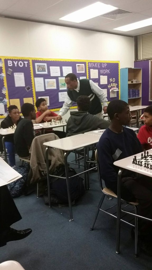 Students make connections between chess and life in boys2Men