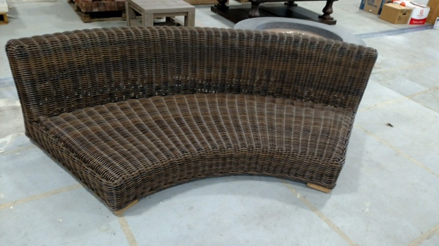 Great finds like this curved wicker sofa will be available at the Aberdeen ReStore for a fraction of the original retail price. The store opens May 7; all sales will help support building homes for low-income families in Harford County.