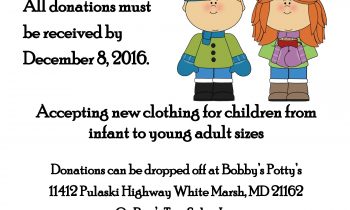 CHILDRENS CLOTHING DRIVE