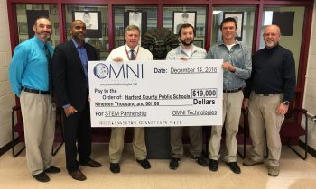 Harford County Public Schools Receives $19,000 Donation from OMNI Technologies, LLC