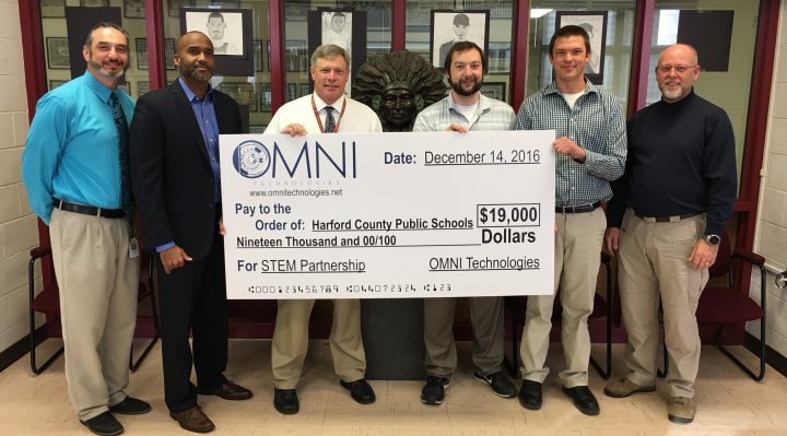 Harford County Public Schools Receives 19 000 Donation From Omni Technologies Llc Harford County Living