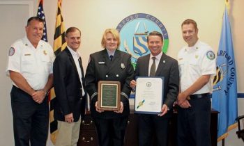 Harford County Emergency Services’ Heidi DiGennaro Named 2017 Line Supervisor of the Year in Maryland