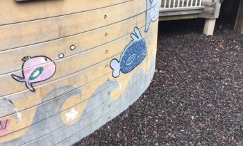 Annie’s Playground in Fallston to Close April 14 & 15 for John Carroll Students to Repaint Faded Artwork