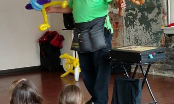 Extreme Balloon Man, Mr. Jon and Mike Rose Show How Libraries Rock! During the Summer Reading Challenge