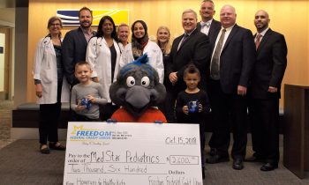 Freedom Federal Credit Union Donates to Medstar Health Bel Air Through the Homeruns for Healthy Kids Program