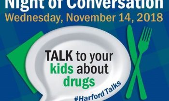 Harford County Encourages Family Dinnertime Conversations about Drugs and Alcohol  on a “Night of Conversation” Wednesday, November 14