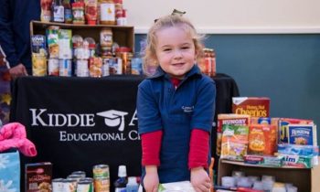 Local Child Care Learning Center Donates Food & Coats for Kids