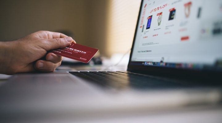 Using credit card for online shopping