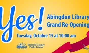 Abingdon Library Reopens October 15