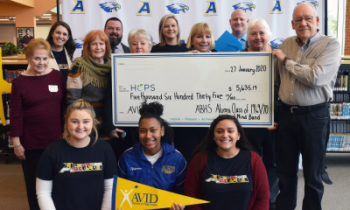 AVID Donation of $5,635 to Aberdeen High School