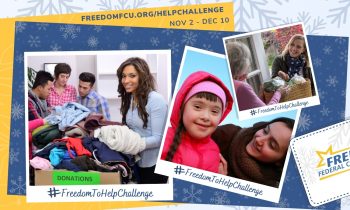 FREEDOM FEDERAL CREDIT UNION LAUNCHES THIRD ANNUAL #FREEDOMTOHELPCHALLENGE