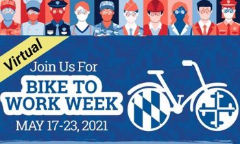Registration Open for “Virtual” Bike to Work Week May 17 – 23