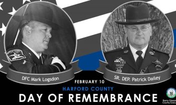 Harford County to Remember Fallen Deputies February 10
