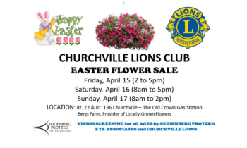 Easter Flower Sale & FREE Vision Screening