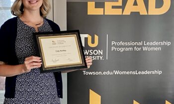 Caty Hartley Graduates from Towson University Professional Leadership Program for Women