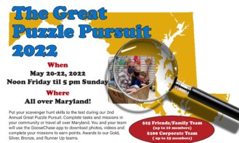 THE 2ND ANNUAL GREAT PUZZLE PURSUIT STATEWIDE SCAVENGER HUNT OFFERS A WEEKEND FULL OF FUN CHALLENGES FOR ALL AGES