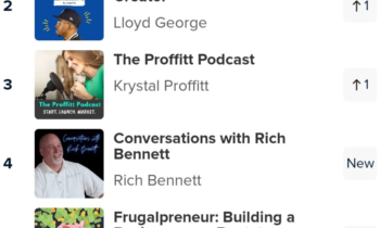 Conversations with Rich Bennett # 4 on the  Goodpods Top Listener Chart
