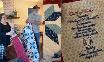 Rich Bennett Honored With A Quilt Of Valor