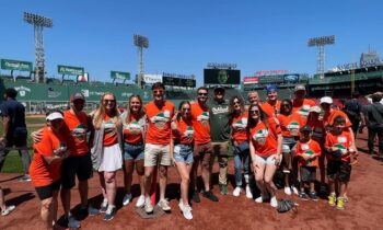 MS4MS Hits a Home Run for #SpreadingOrange Day at Fenway Park