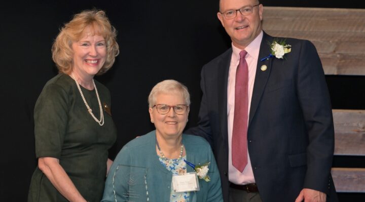 L-R: Barbara Richardson, director of Housing and Community Services, Terry Troy, Harford’s Most Beautiful Ripple Effect Award recipient and Bob Cassilly, Harford County Executive.