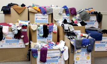 Harford County Collects 3,000 Warm Socks & Mittens, 1,600 Pounds of Food for Neighbors in Need