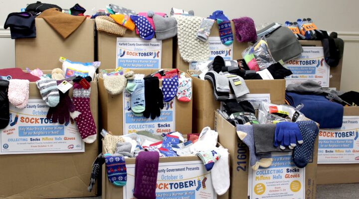 Harford's annual "SOCKtober" event collected more than 3,000 pairs of warm socks, mittens, gloves scarves and hats. Items were donated to local nonprofits serving families, veterans, and individuals experiencing or at risk of homelessness.