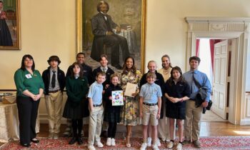 The Highlands School’s Poetry Contest Winners Recognized by Maryland’s First Lady Dawn Moore 